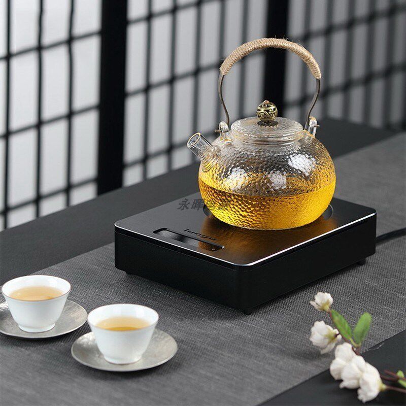 洛谷智能平板电热玻璃壶嵌入式茶盘电陶炉电茶炉电磁炉LG-H7