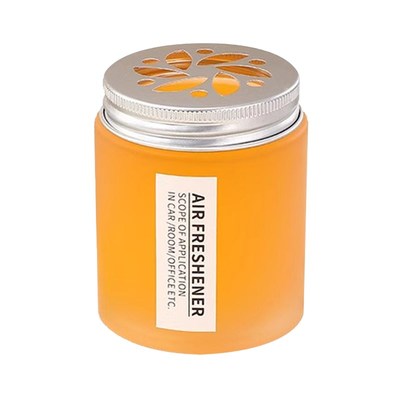 汽车香膏摆件车载香薰车内用固体香水柠檬水蜜桃茉莉栀子花桂花味