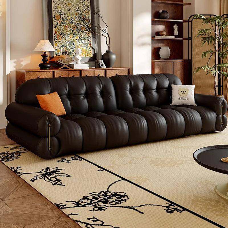 极简钢琴键复古沙发大户型别墅酒店办公皮艺商务直排真皮沙发,农用物资,其他肥料,淘宝优惠券,粉丝福利购,淘宝优惠卷