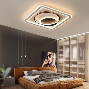 客厅灯现代简约大气灯饰超薄长方形大厅吸顶灯2025新款卧室灯具