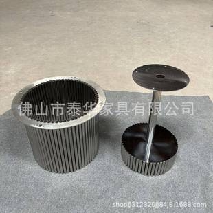 不锈钢角几边几桌脚支架底座轻奢大理石茶几腿