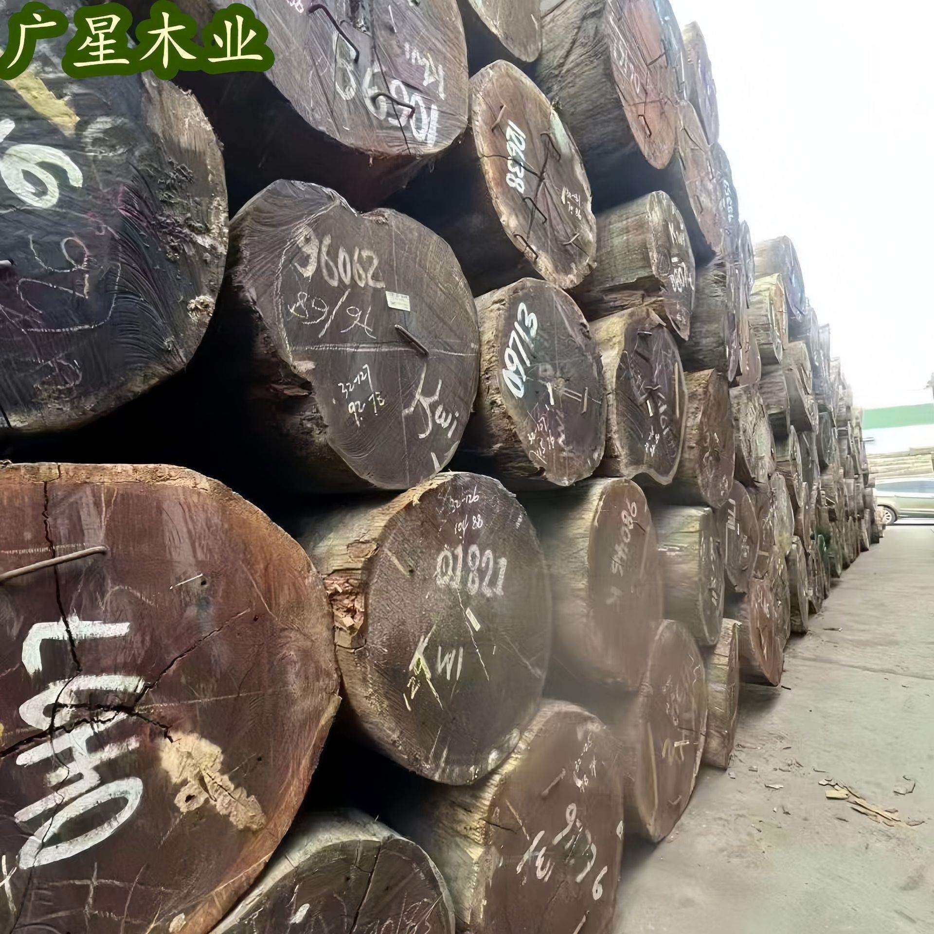 菠萝格防腐木 防水木材实木大板方料庭院木材户外地板木头