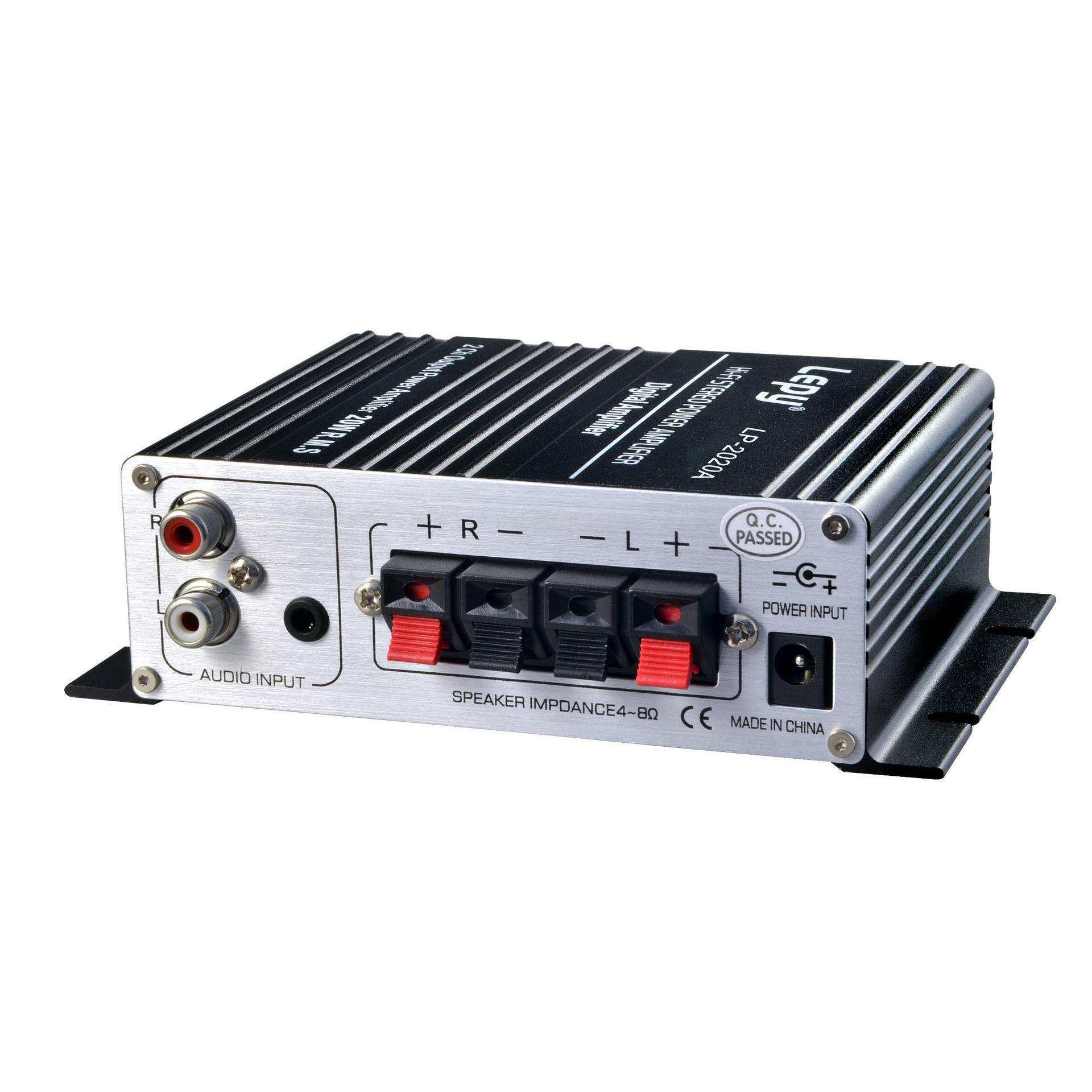 12V小功放2.0双声道立体声家用音箱迷你功放带保护 LP-2020A