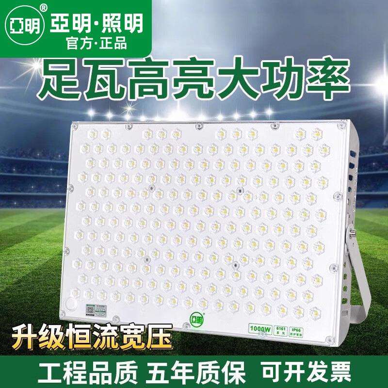 亚明led大功率射灯蚂蚁投光灯室外高杆防水防雷户外工地照明1000W