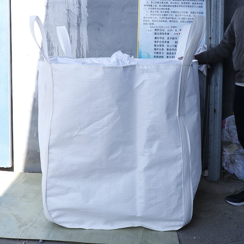 现货供应编织四方底编织袋白色吨包袋化工袋大号塑料编织袋