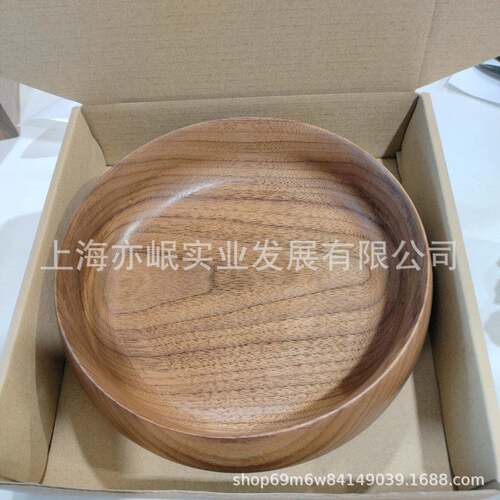 北黑胡桃木果盘walnurMHNtay厂家整木美实木沙拉t碗出口