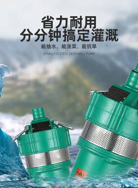 Q农OLKD多级潜水家用220V高扬程抽水机用灌水泵小老溉鼠工程降水