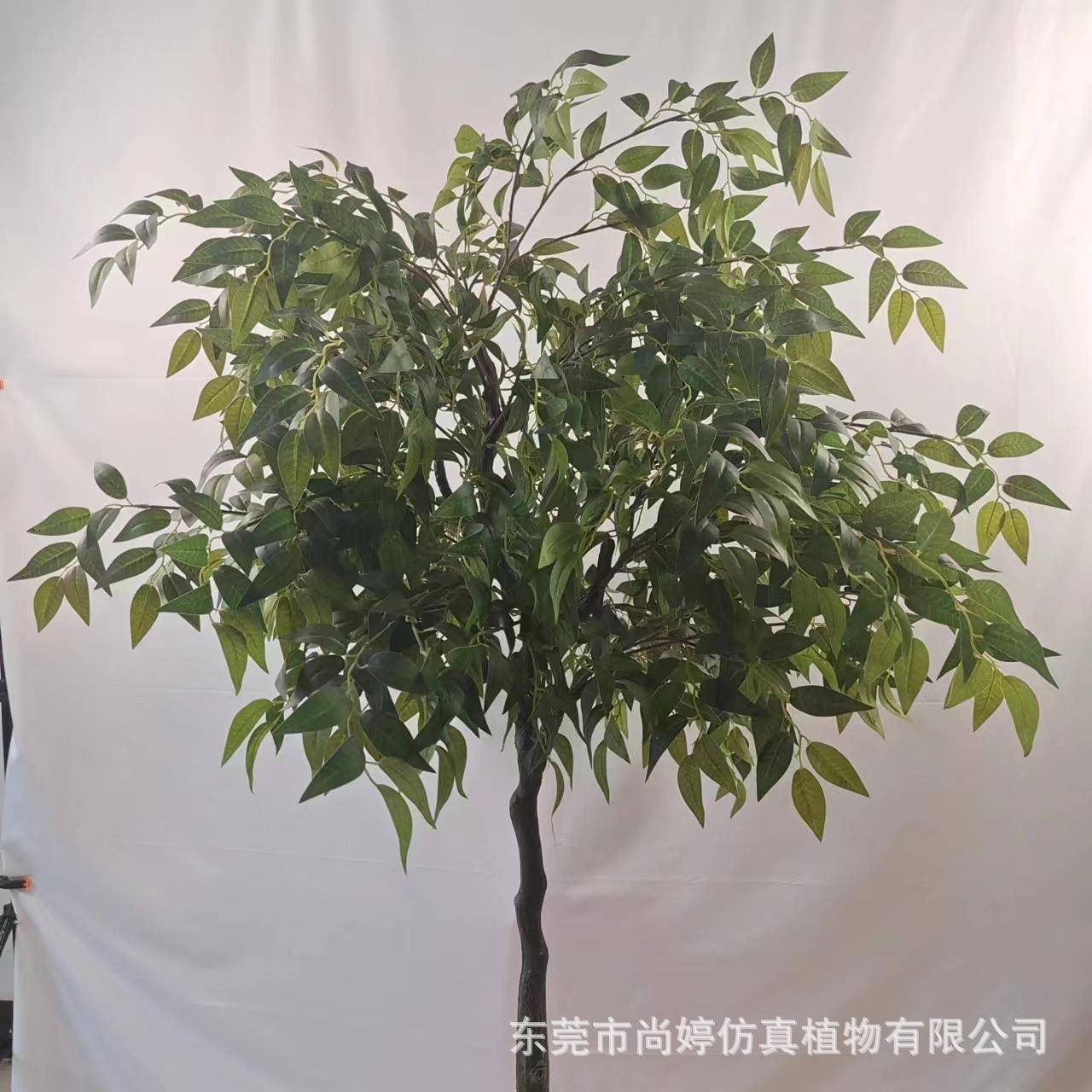 仿榕树盆外栽仿真槐树仿真仿真榕树米枣树落室真内装饰造景地摆件