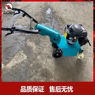 新款手推自走式果园四冲程汽油割草机园林除草机碎草还田机