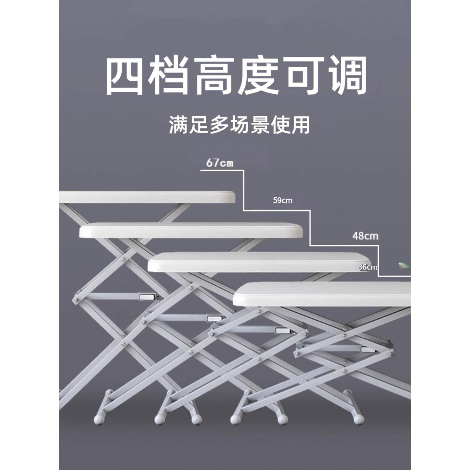 童户外简易办公家用型方桌叠桌小书桌便儿携折式小F96JHS6T户餐桌