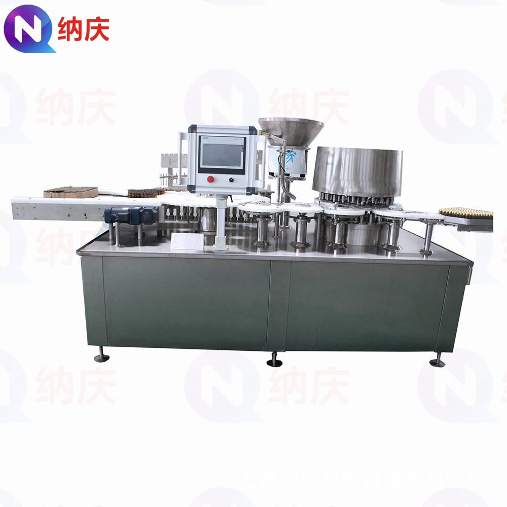 全自动直线式液体灌装机 饮料橙汁罐装机 高速大瓶果汁灌装机械
