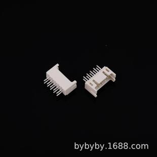 PHD双排无锁立式耐阻PHD-AH燃高温针座2.M0M间距接插件BY柏雨PD连