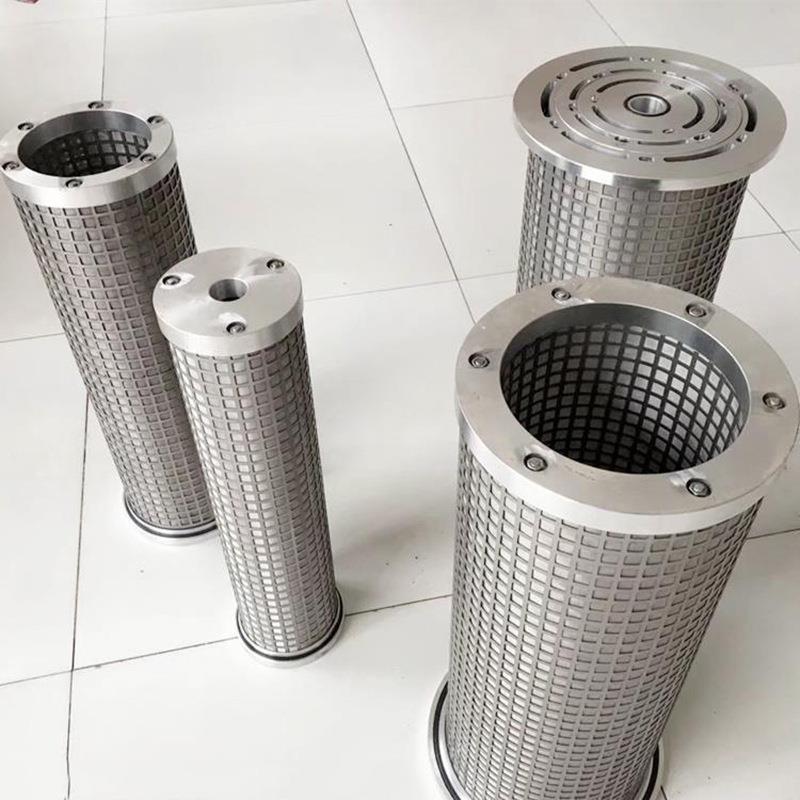 不电力用SLQ05X25不锈钢三并联滤2芯SL05X5玻璃纤维折叠锈钢Q折叠