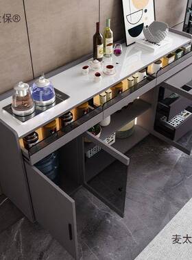 茶吧机餐边柜一体2025新款客厅高面端家用自544动台式桌消带麦太