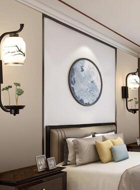 新中式壁灯酒店间工程34684房书墙壁装饰灯客电厅视墙玄关过道房