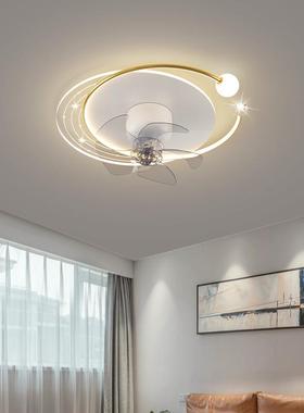 LED风15119扇吸顶客厅中卧室餐厅房创意房间书山灯饰具现代简灯约