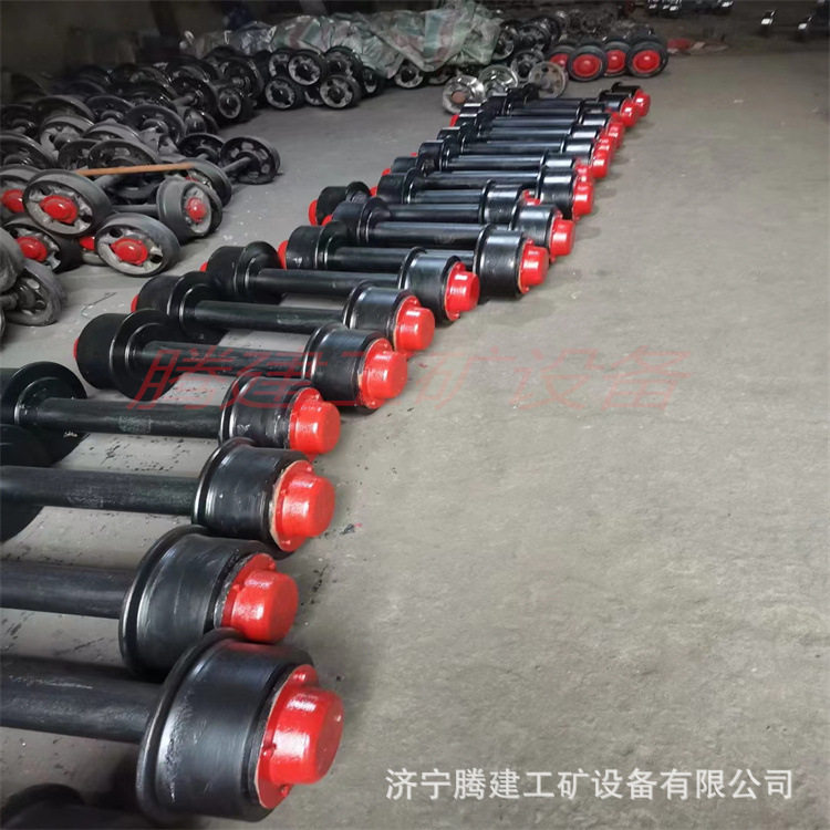 矿用重型实心铸钢闭式平板车轮