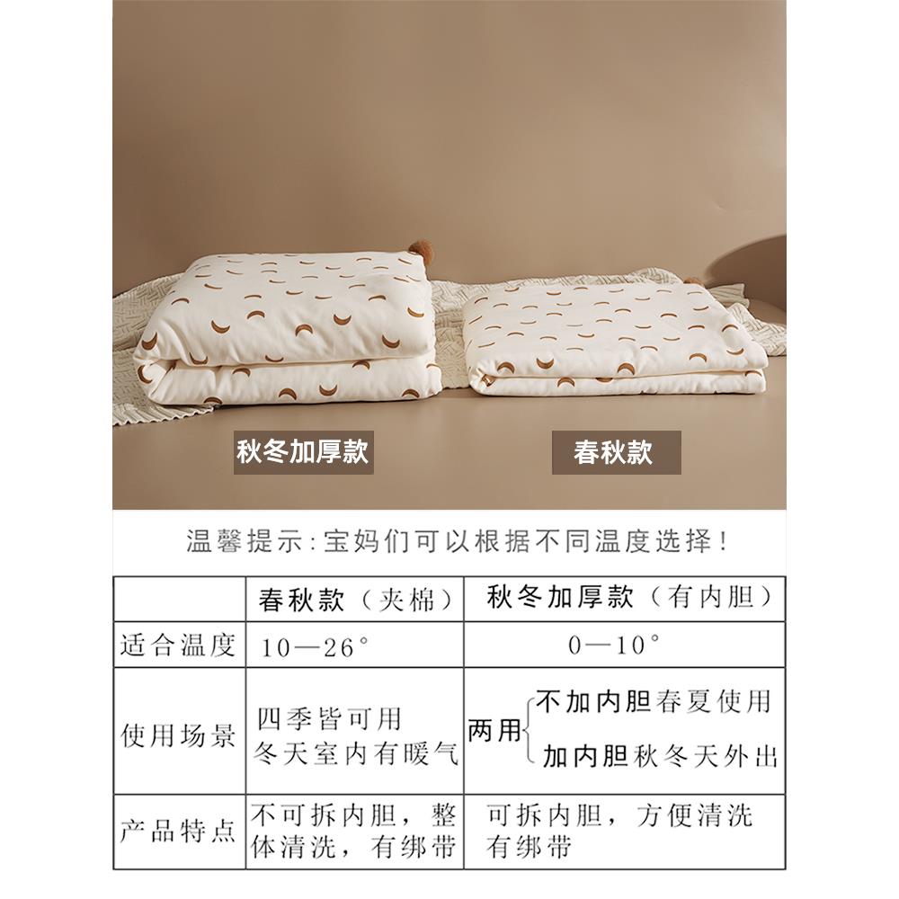 婴儿包被秋季纯抱棉加厚款冬BB254126新生婴儿用品初宝生宝产房被
