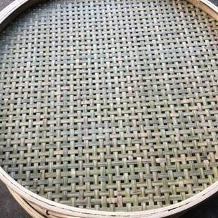手竹竹编全青工孔平无底圆簸箕竹编制品无孔竹筛子全10000987竹皮