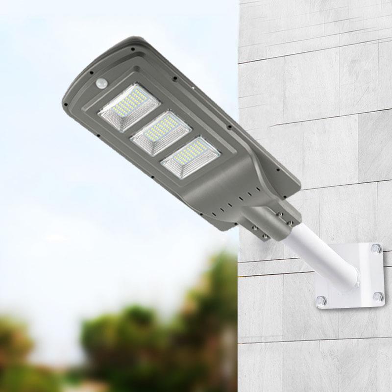 太村阳能户外庭灯家用新4+2农体化LED路灯高院亮雷达一感应路灯