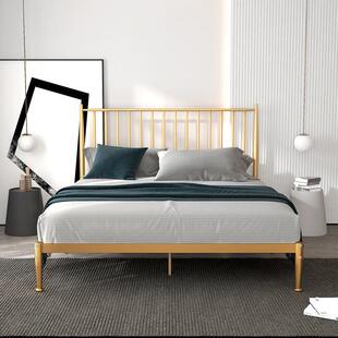 简约.现代铁艺床加厚铁床1米无品牌/.2米115米1.8米单双人网红人