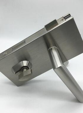 不锈钢ECH-CG-0玻璃门双玻璃门执手锁单开开方形玻璃锁竖向门锁锁