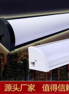 led直灯角管用led灯长条灯墙黑色T90角灯长条用墙壁家日光灯一体