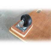 可移动木质轻型工具车搬家器木板车PW9060小型货仓车