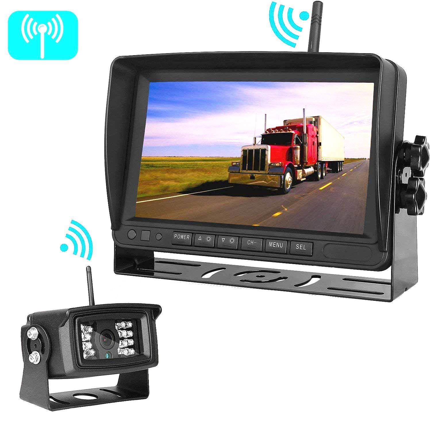 7AHD寸数字无线2.4G对码显示器传输稳定抗干P扰清10UJN80倒高车系