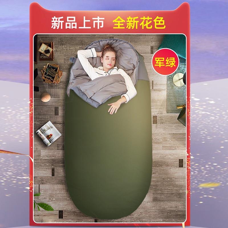工厂蛋型成睡袋PYA户外恒露营山加厚防寒保人暖双人旅行温隔登脏
