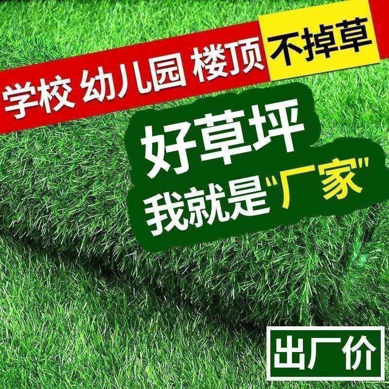 BXJ仿真外草地毯人工假草皮户铺垫人造塑料绿色地垫坪隔热围挡足