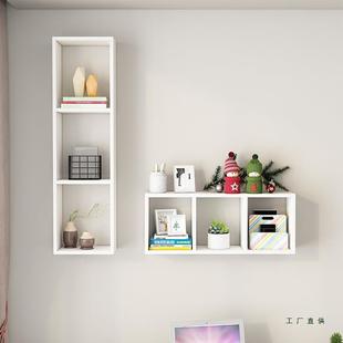 实木书架OYI上墙置物架壁挂收纳柜储挂墙书墙面墙物壁柜子壁挂式