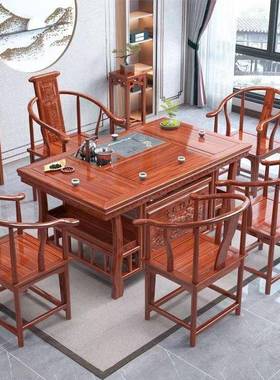 公茶桌小椅组合茶几一茶台一体整套功夫泡茶台家用型办阳FXV台茶