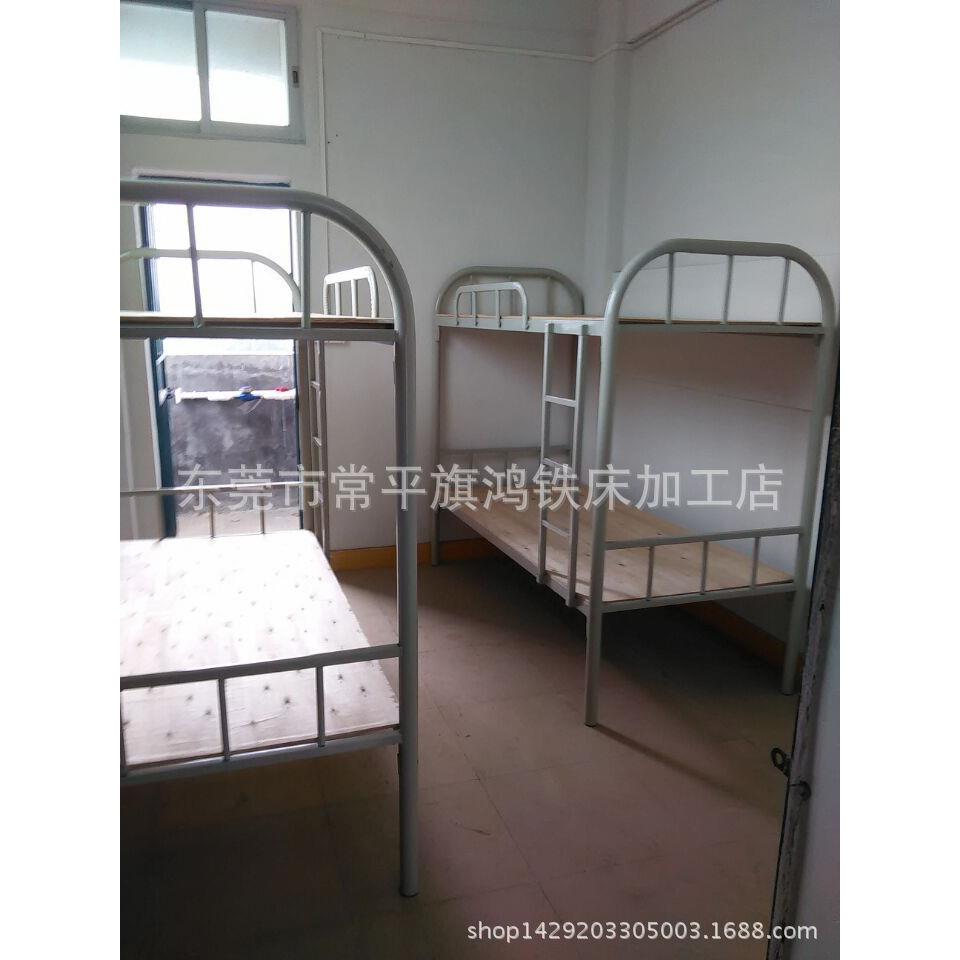 厂家.0厚管50圆双层床员1工管宿舍上下床厚床BQM牢固耐用