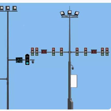 多JEZ杆合一多功能综合共杆智慧路牌组合灯标灯志标志杆交通信号