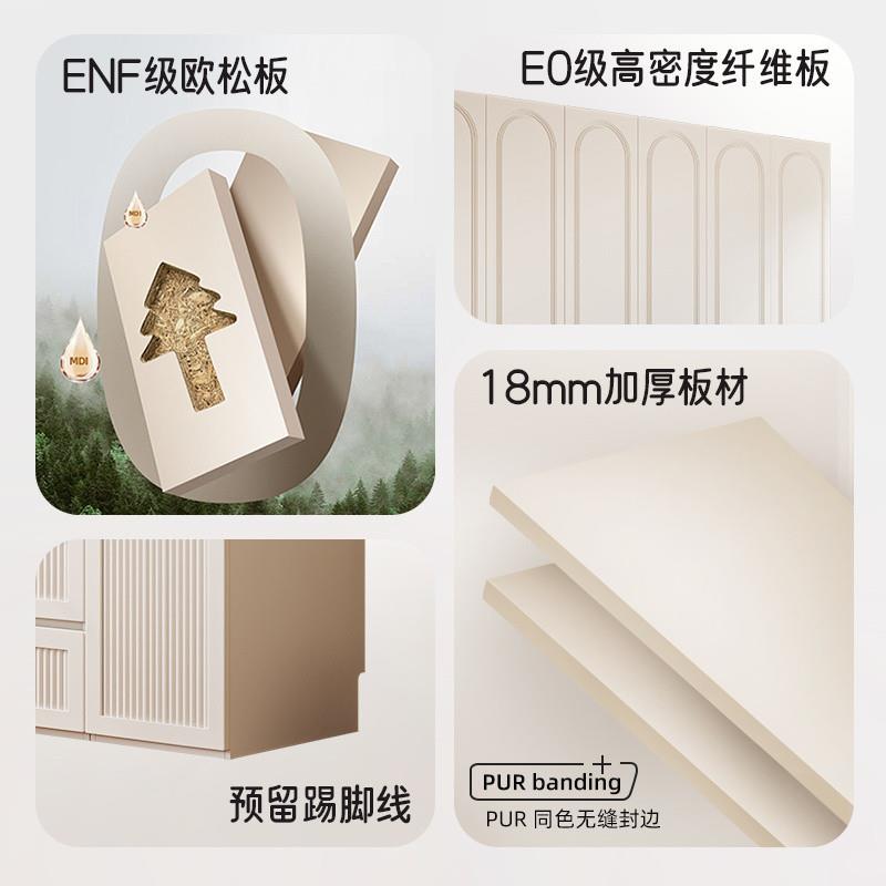 Tal五2025款衣柜家用卧室美式环卧主小户型保平开耐用LAP四门轻奢