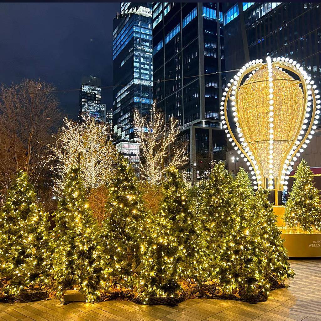 LD压灯串低压变器火箭E泡灯串圣诞节院日庭PIO装饰钻石小彩灯