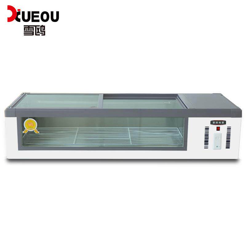 厂直销面冷藏展示柜三工轮车流摊动烧烤64451串台串保鲜柜摆卧式