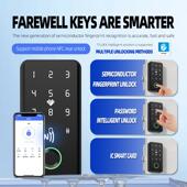 衣柜锁智能浴室更柜锁指纹密码 智能半无品牌 导体指密纹柜锁锁码