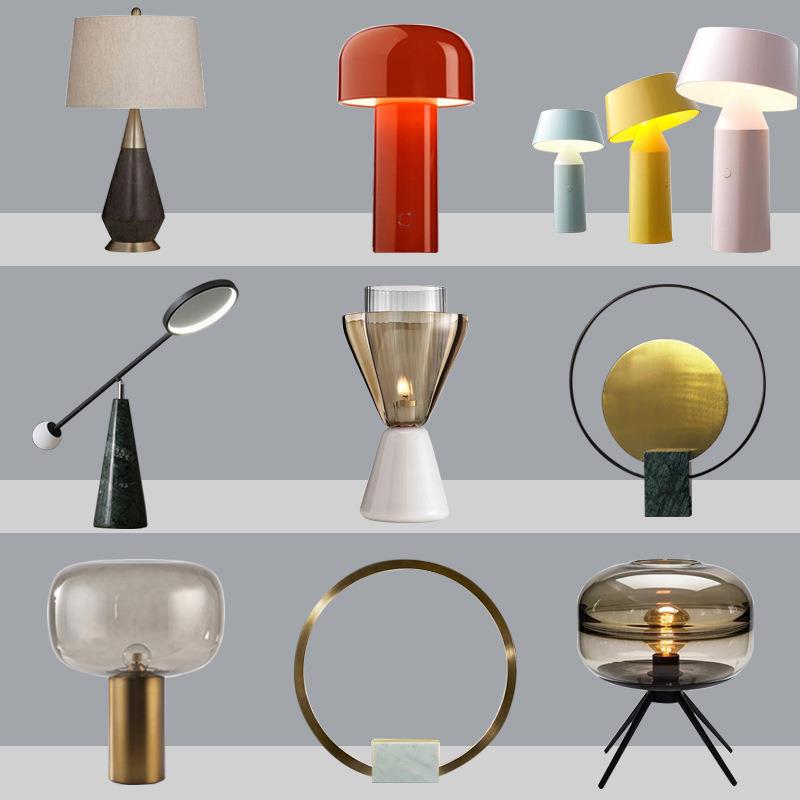 欧式现代风客厅餐厅灯卧室灯0约创意厂家直销25新QLN款床头2柜简