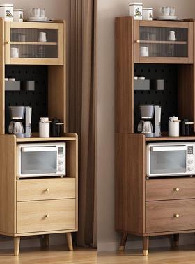 靠小型实餐边柜厨房置物木架客厅墙储物61215柜家用多能收纳柜功