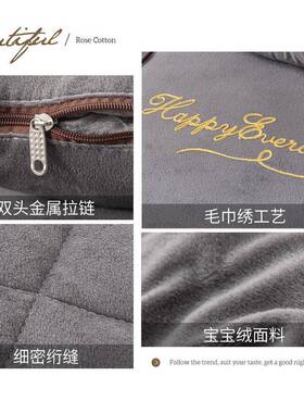 枕抱枕被子两用加二合ZKE一折叠汽毯车厚载枕头被办公室午睡子靠