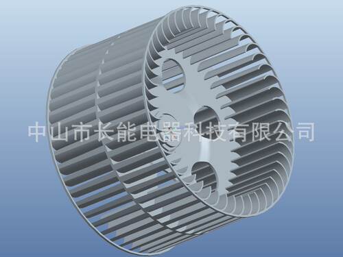 前倾式-双边-离心风叶 塑料Φ250x150S