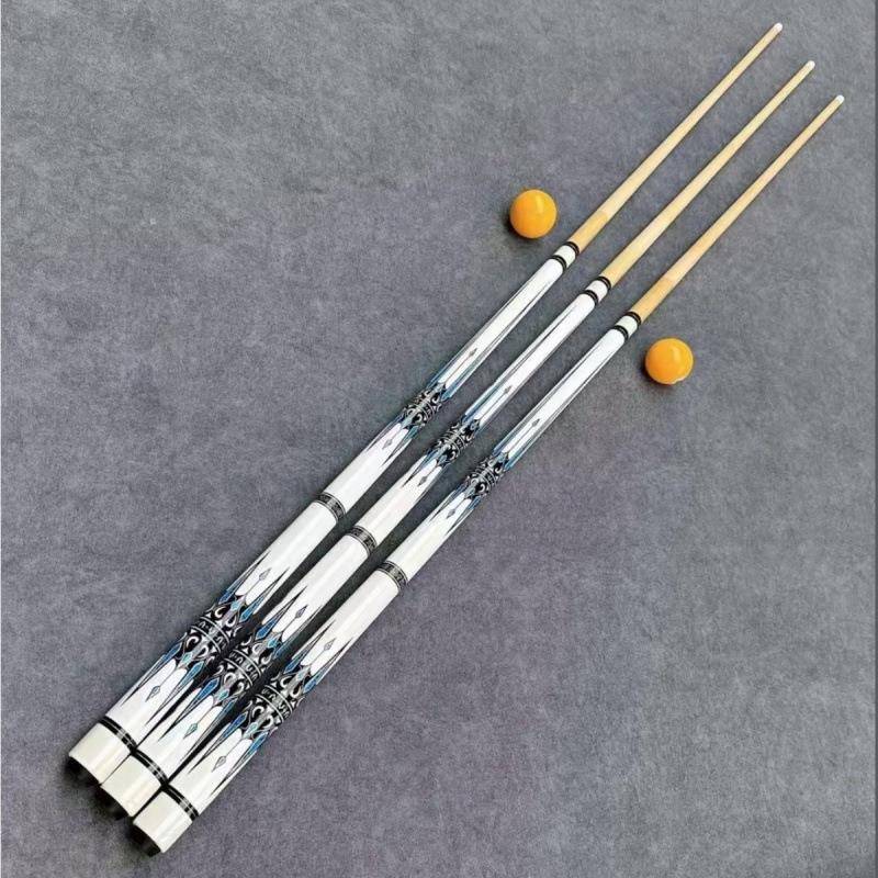 白豹台球端20683杆桌球杆高非常用直枫木专分体中式黑八九球中小