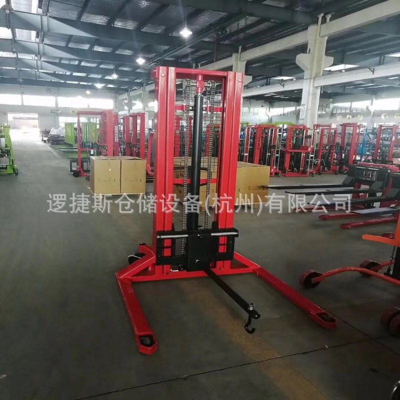 手动半电动模具堆高车单臂吊机