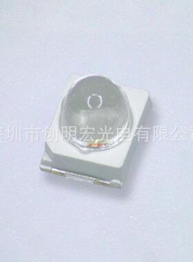 853球头红SKI光3036带3透镜聚光小角度红灯高亮285凸头红色2LED灯