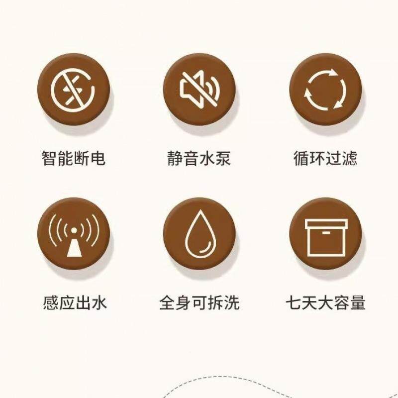 猫咪饮水机不插电无感应宠线物能智QSC喝水饮水器自动环循宠物用