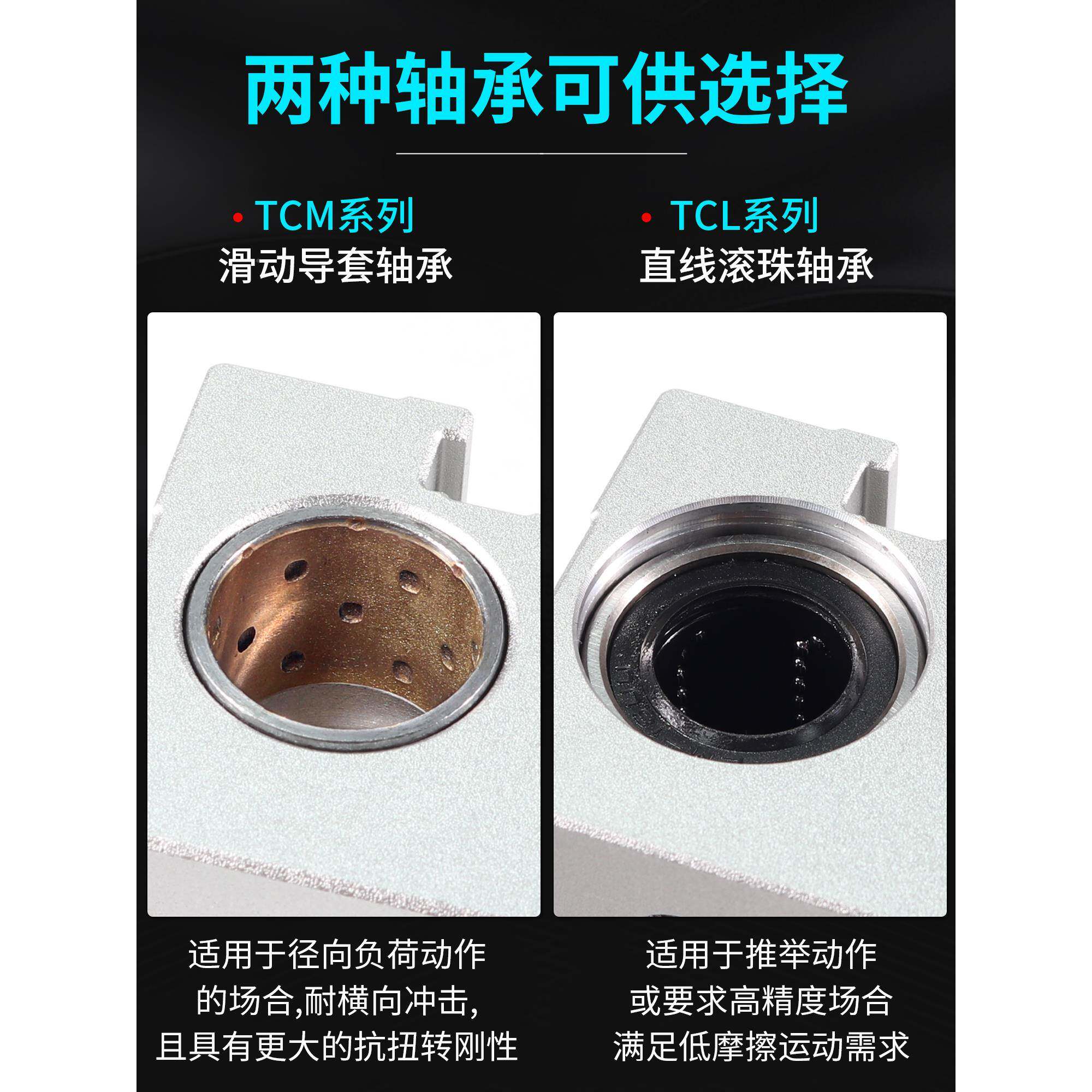 TCM1三轴216S三REP20*25气缸32X40/50/63-10/20S/30S/4杆0S/50S/1