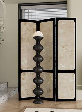 沙发背RBY景玄风关遮挡饰移动折叠法式中装古卉屏隔断客厅餐花厅