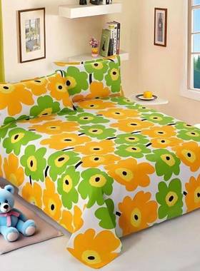 新密品优质纯棉加褥包全单炕单单双人榻榻米棉WMQ床单可邮